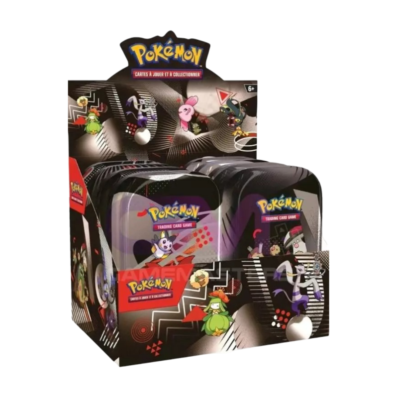 DISPLAY MINI TIN EV10.5 - FOUDRE NOIRE ET FLAMME BLANCHE - POKEMON (FR)